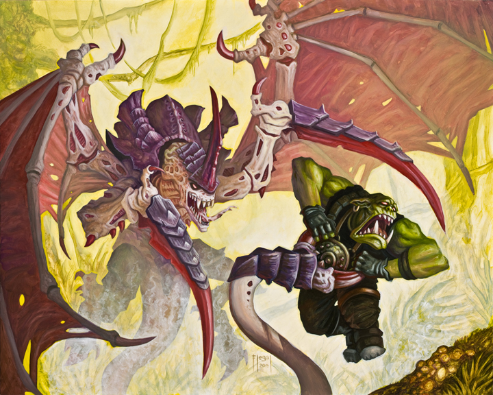 New Warhammer 40K Art – Tyrant's Tail | An Artist's Journey